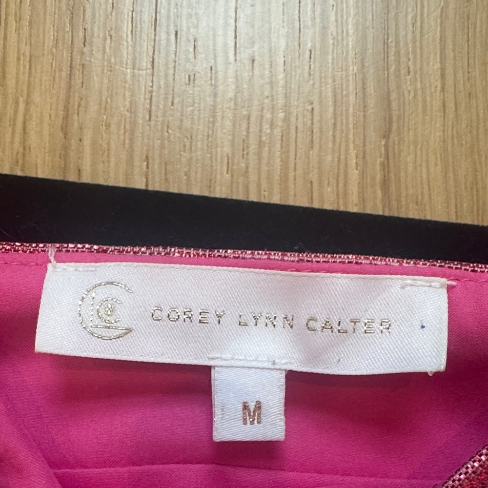 Corey Lynn Calter Vibrant Pink Bubble Mini Dress - Picture 2 of 6